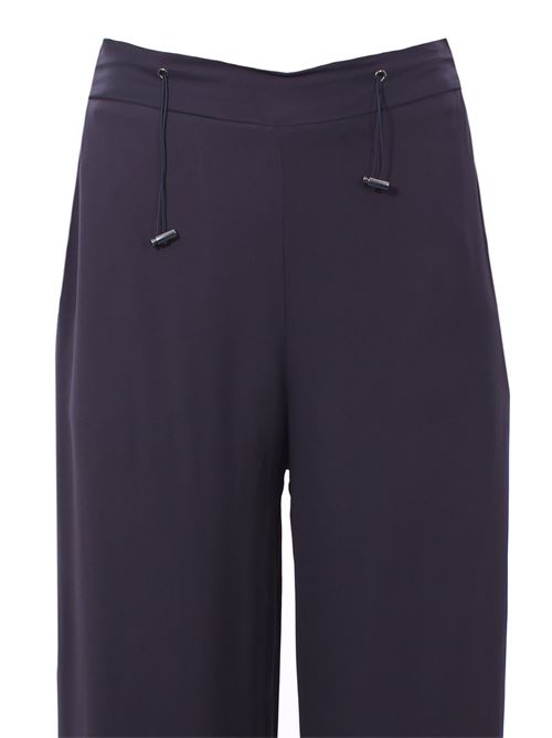 Pantaloni gamba larga in viscosa con coulisse FABIANA FILIPPI | PAD273W402D3775131